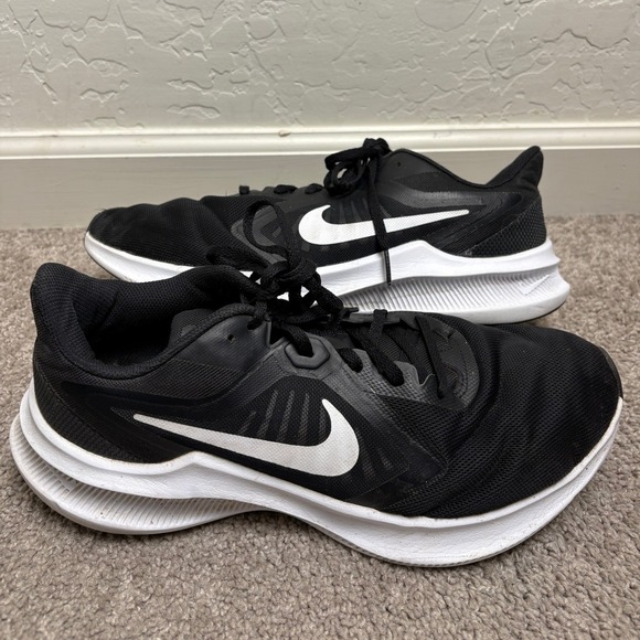 Nike Other - Nike Downshifter 10 Mens Running Shoes Black White CI9982-004 Size 11